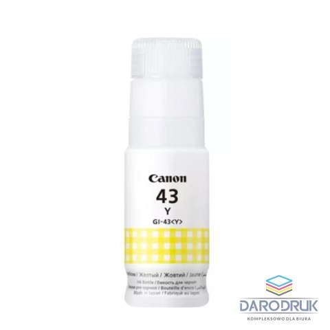 Tusz Canon GI-43 do Pixma G540/640 I 3700 str I yellow