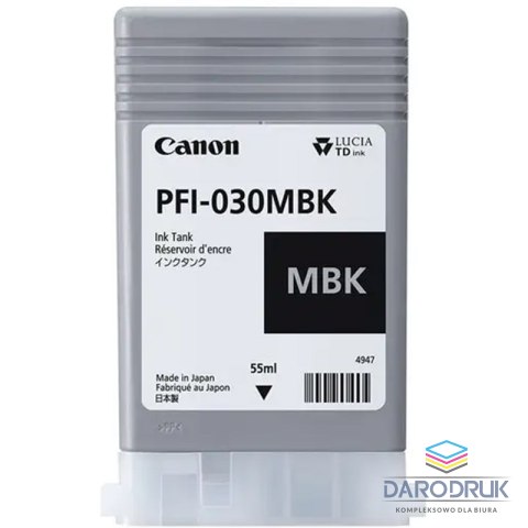 Tusz Canon PFI-030 MBKdo TM-240/340 | 55ml | black mat