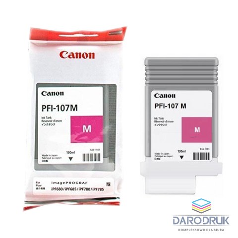 Tusz Canon PFI-107M do iPF670/680/685/770/780/785 | 130ml | magenta