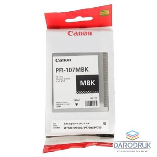 Tusz Canon PFI-107MBK do iPF670/680/685/770/780/785 |130ml | matte black
