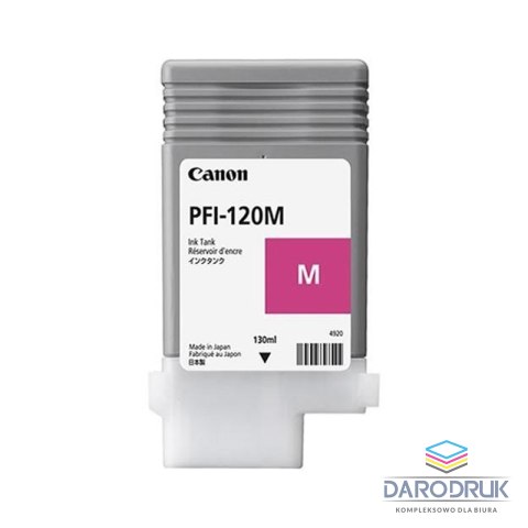 Tusz Canon PFI-120 M | iPFTM-200/205 | 130ml | magenta