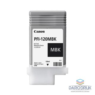 Tusz Canon PFI-120 MBK | iPF TM-200/205| 130ml | matte black
