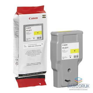Tusz Canon PFI-207Y do iPF680/685/780/785 | 300ml | yellow