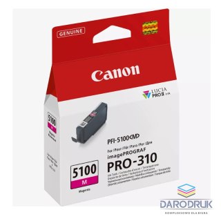 Tusz Canon PFI-5100 MG | 14,4ml | magenta
