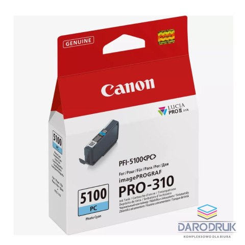 Tusz Canon PFI-5100 PC | 14,4ml | photo cyan