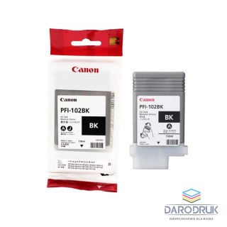 Tusz Canon PFI102B do IPF-500/600/700/710/720/750 | 130ml | photo black