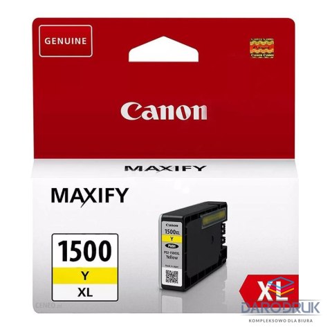 Tusz Canon PGI1500XLY do MB-2050/2350 | 12ml | yellow