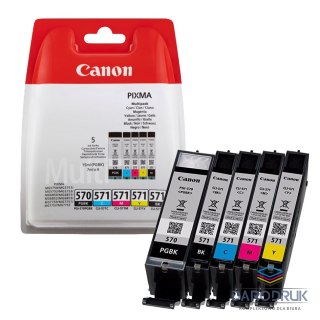 Tusz Canon PGI570/CLI571PGB do Pixma MG-5750/6850/7750 | CMYK