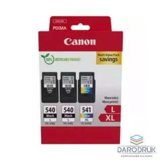 Zestaw dwóch tuszy Canon PG540 L 2szt./CL541XL 1sz do Pixma MG-2150/3150 | CMYK