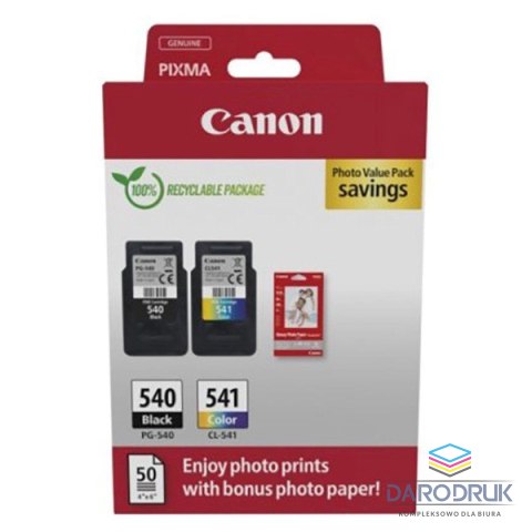Zestaw dwóch tuszy Canon PG540/CL541 do Pixma MG-2150/3150 | CMYK