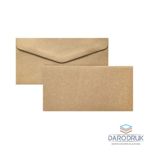 Argo Kartka składana DL Baza do kartek karnet i koperta, kraft ciemnobeżowy 5szt. [mm:] 99x210 Argo (283118)
