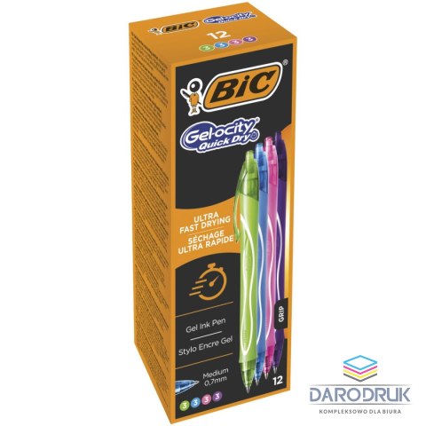 Bic Długopis GEL_OCITY wkład mix Bic (964826)