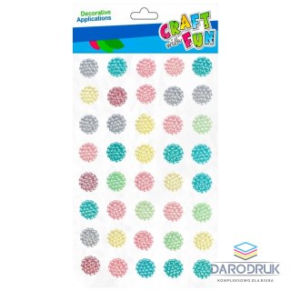 Craft With Fun Kryształki Samoprzylepne Perełki mix Craft With Fun (501483)