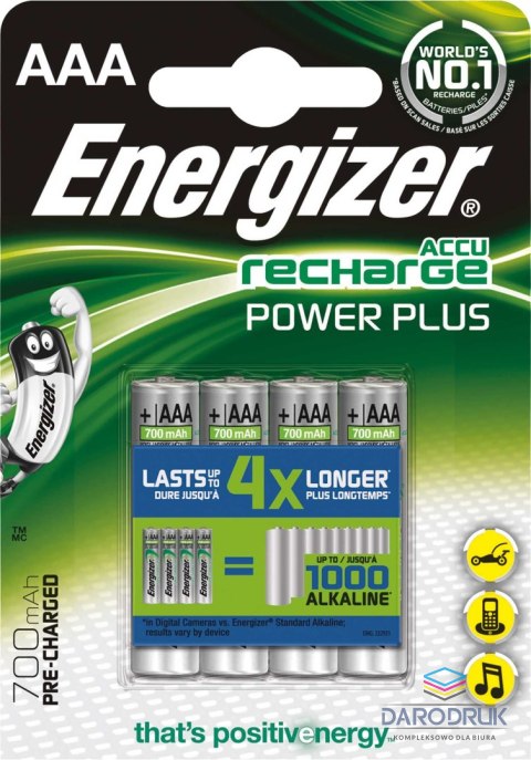 Energizer Akumulator HR03 700 mAh AAA Energizer (EN-417005)