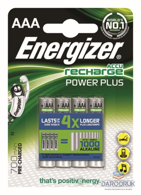 Energizer Akumulator HR03 700 mAh AAA Energizer (EN-417005)