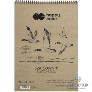 Gdd Blok artystyczny Happy Color szkicownik A4 90g 80k Gdd (HA 3809 2030-P80)