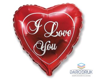 Godan Balon foliowy I Love You - red Godan (201506)