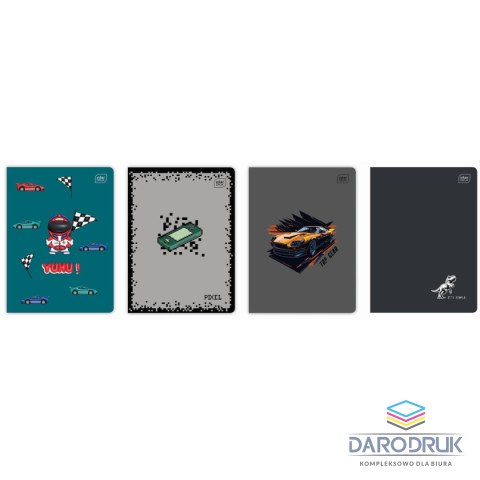 Interdruk Zeszyt A5 BOYS mix 16k. 70g krata Interdruk (5902277366306)