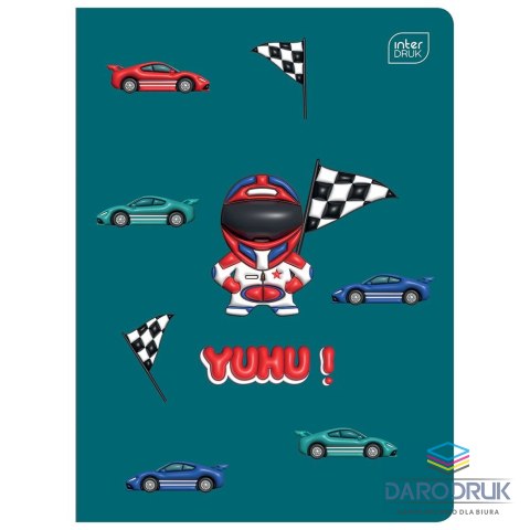 Interdruk Zeszyt A5 BOYS mix 16k. 70g krata Interdruk (5902277366306)