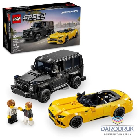 Lego Klocki konstrukcyjne Speed Champions Mercedes-AMG G 63 i Mercedes-AMG SL 63 Lego (76924)
