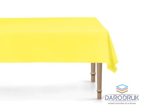 Partydeco Obrus żółty papier [mm:] 1370x1830 Partydeco (OBS6-084)