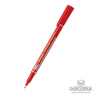 Pentel Marker permanentny wkład czerwone 0,6-1,0mm okrągła końcówka Pentel (NF450)
