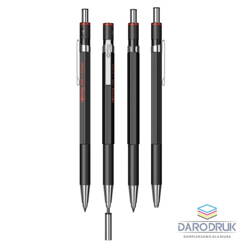 Rotring Ołówek automatyczny 300 czarny 2,0mm Rotring (1904729)