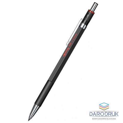 Rotring Ołówek automatyczny 300 czarny 2,0mm Rotring (1904729)
