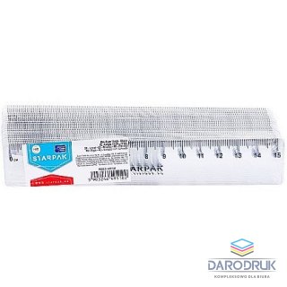 Starpak Linijka plastik 15cm Starpak (447742)