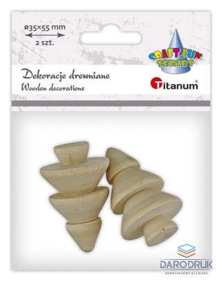 Titanum Ozdoba drewniana Craft-Fun Series choinki Titanum (25BJ033140)