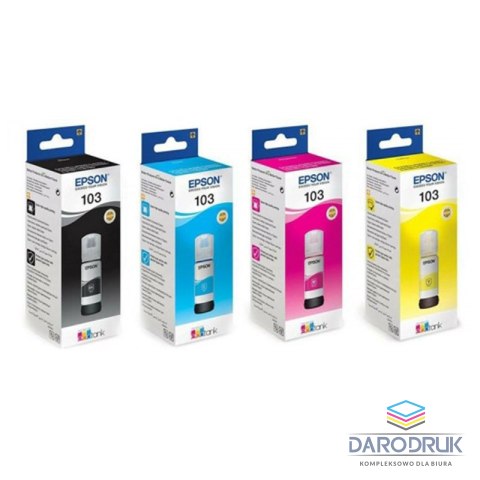 Butelka z tuszem Epson ET103 do L31xx PACK CMYK