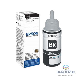 Butelka z tuszem Epson T6641 do L-100/200/210/300/355/550 | 70ml | black