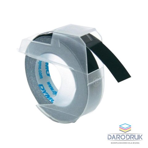 Dymo taśma do drukarek etykiet, 3D 3 rolkix3m/9mm czarna