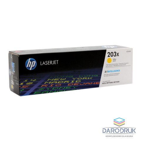 Toner HP 203X HY do Color LaserJet Pro M254dn/M280nw | 2 500 str | yellow