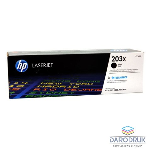 Toner HP 203X HY do Color LaserJet Pro M254dn/M280nw | 3 200 str | black