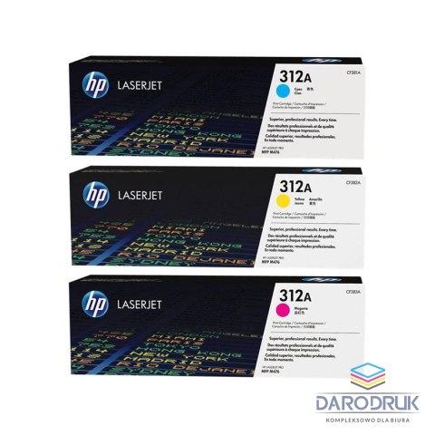 Toner HP 312A do Color Laser Pro M476 3pack | 3 x 2 700 str. | CMY