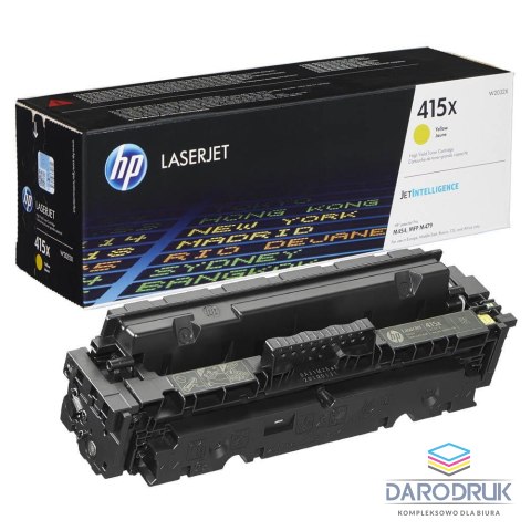 Toner HP 415X do Color LaserJet Pro M454, MFP M479 | 6 000 str. | yellow