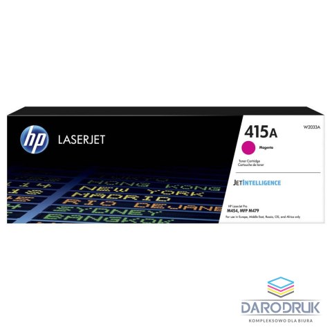 Toner HP 415A do Color LaserJet Pro M454, MFP M479 | 2 100 str. | magenta