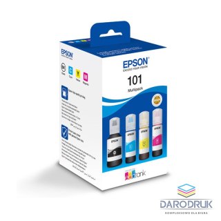 Tusz Epson 101 do EcoTank L6160/6170/4150/4160 | 25,5 k | CMYK Multipack