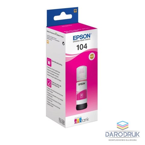Tusz Epson 104 EcoTank | 65 ml | magenta