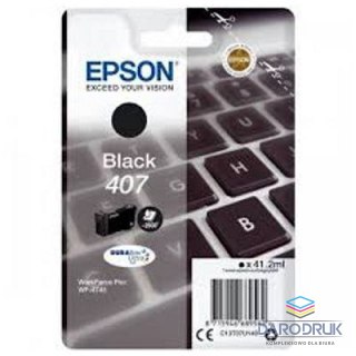 Tusz Epson 407 do WF-4745DTWF | 41,2 ml | Black