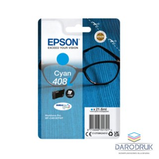 Tusz Epson 408L T09K2 XL do WF-C4810DTWF | cyan | 21,6 ml | 1 700 str