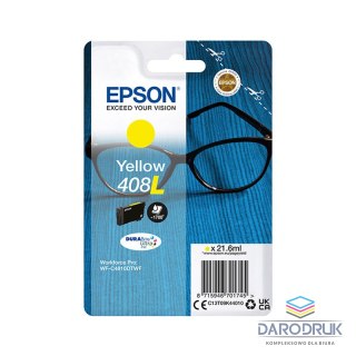Tusz Epson 408L T09K4 XL do WF-C4810DTWF | yellow | 21,6 ml | 1 700 str