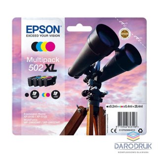 Tusz Epson 502XL MultiPack do XP-5100/5105/5150/5155 | CMYK | 4szt