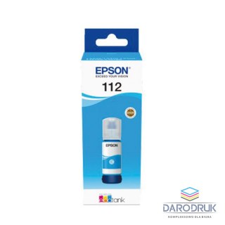 Tusz Epson ET112 do EcoTank L15150/L15160 | 6000str. | 70 ml | cyan