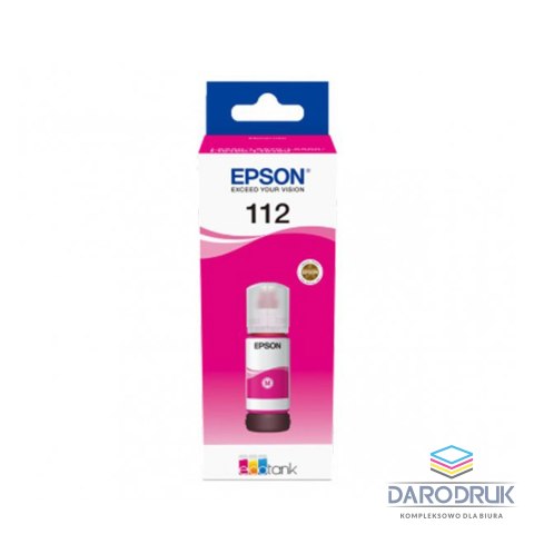 Tusz Epson ET112 do EcoTank L15150/L15160 | 6000str. | 70 ml | magenta
