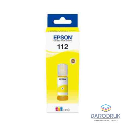 Tusz Epson ET112 do EcoTank L15150/L15160 | 6000str. | 70 ml | yellow