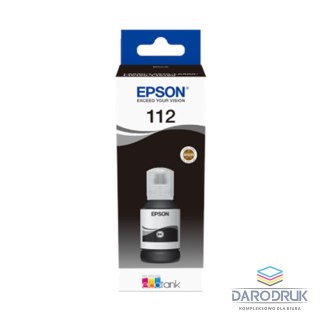 Tusz Epson ET112 do EcoTank L15150/L15160 | 7500str. | 127 ml | black