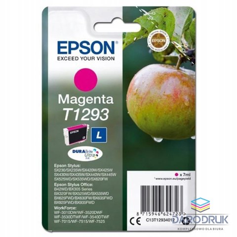 Tusz Epson T1293 do Stylus SX-230/235W/420W/425W/430W | 7ml | magenta
