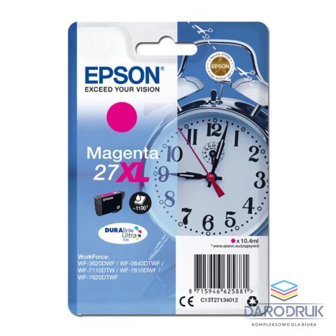 Tusz Epson T2713 XL do WF-3620DWF | 10.4ml | Magenta